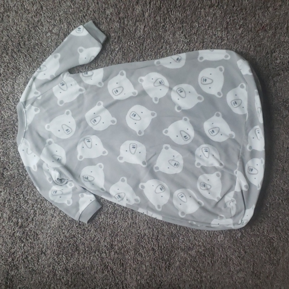 Bundle of 2 VGUC Carter's Fleece Sleep Sacks Wearable Blankets Size 3-6 Months - Picture 5 of 9